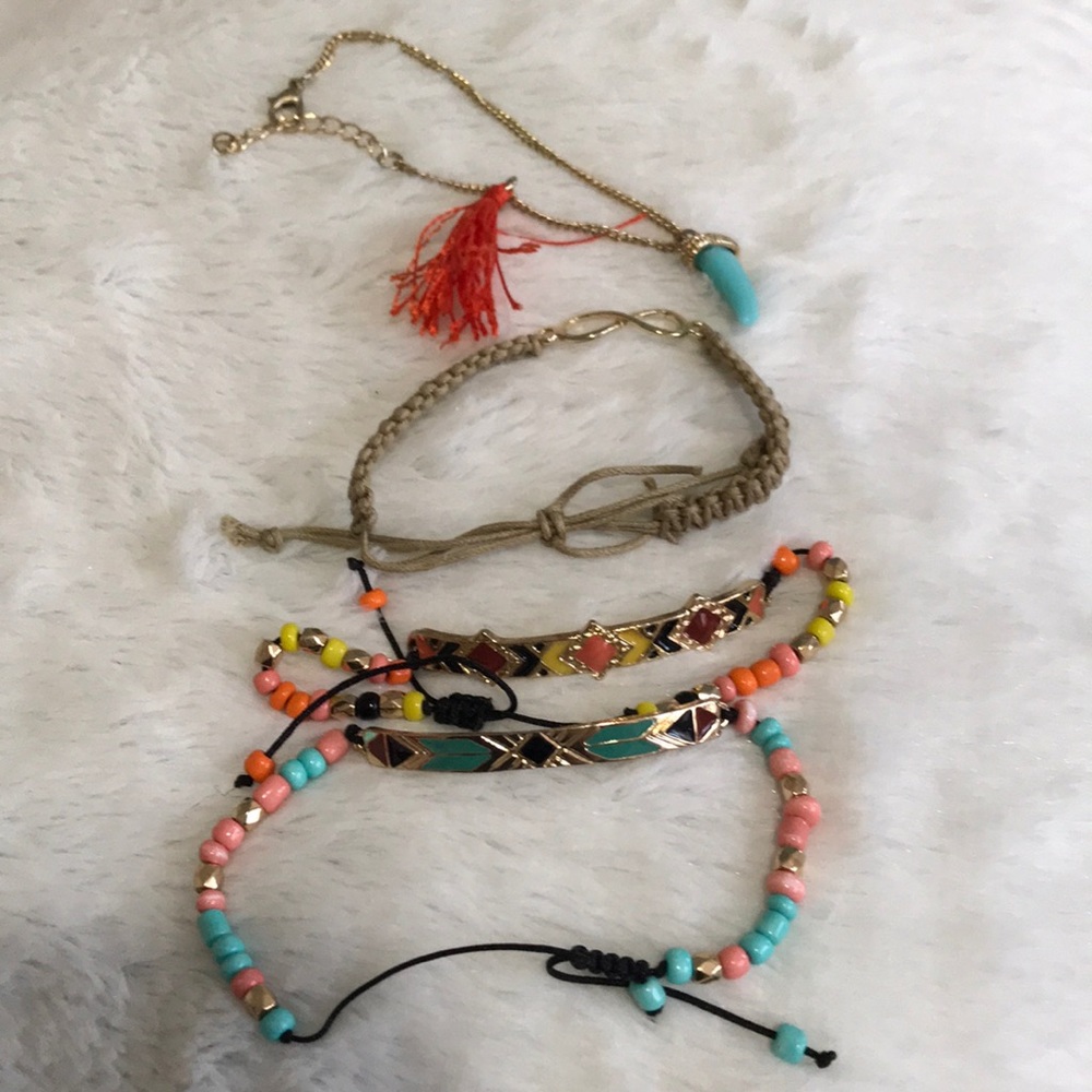 4 bracelets
